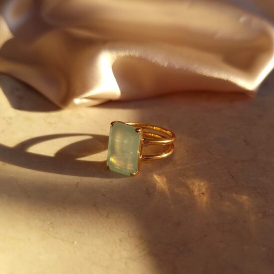 Ženski srebrni prsten ENCHANTED, akvamarin Ženski srebrni prsten ENCHANTED, akvamarin