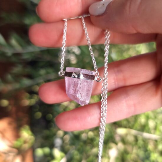 Damen-Sterlingsilberkette ETERNAL, Kunzit