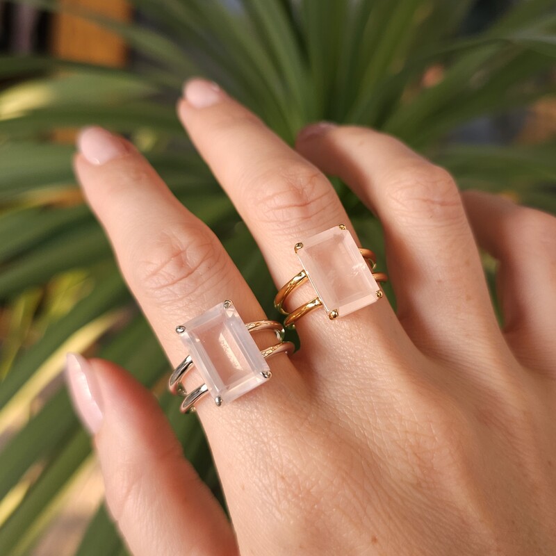 Damenring aus Sterlingsilber ENCHANTED, Rozhevec