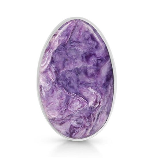 Ženski srebrni prsten CHARA, Čaroit