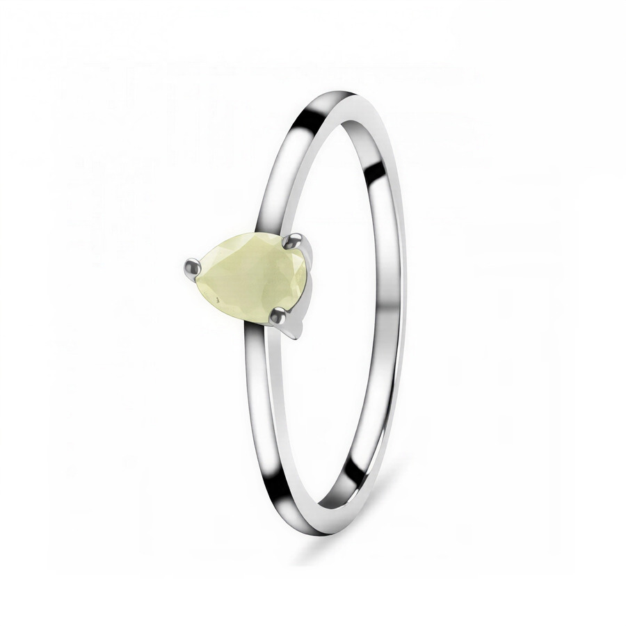 Damenring aus Silber STARBORN, Libysches Gold Tektit