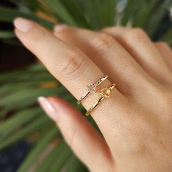 Sterngeborener Ring - Libysches Gold Tektit - Seraphina