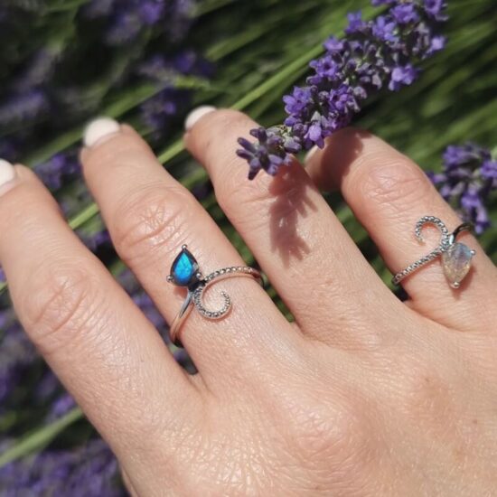 Prsten iris - Labradorit - Seraphina