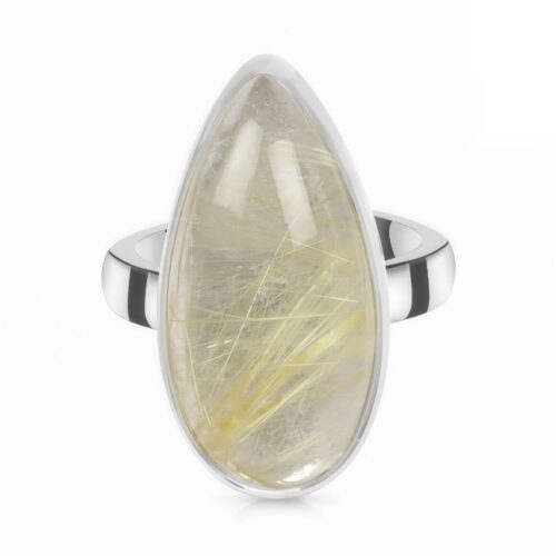 Damenring aus Sterlingsilber VENUS, Rutil Kremen