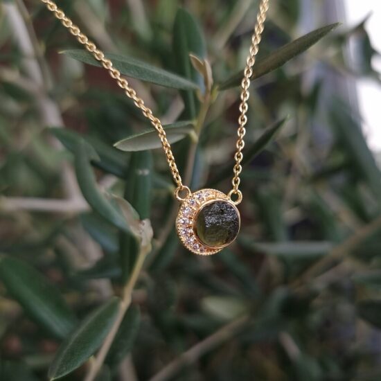 Verižica Astra - Moldavit - Seraphina