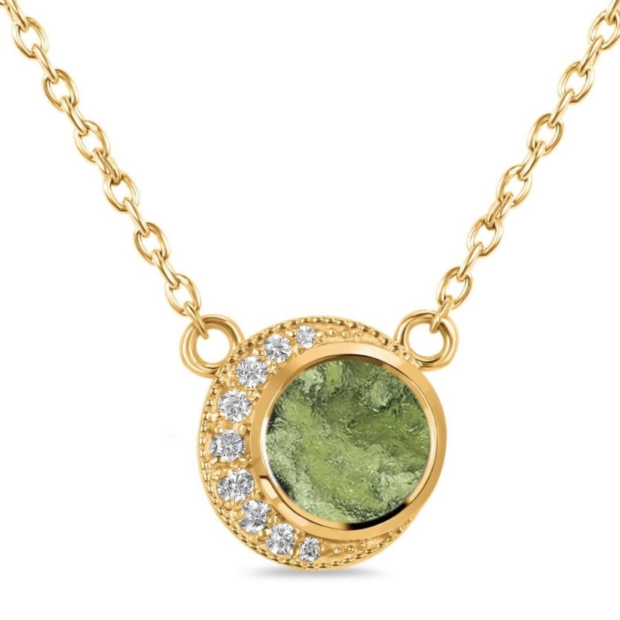 Verižica Astra - Moldavit - Seraphina