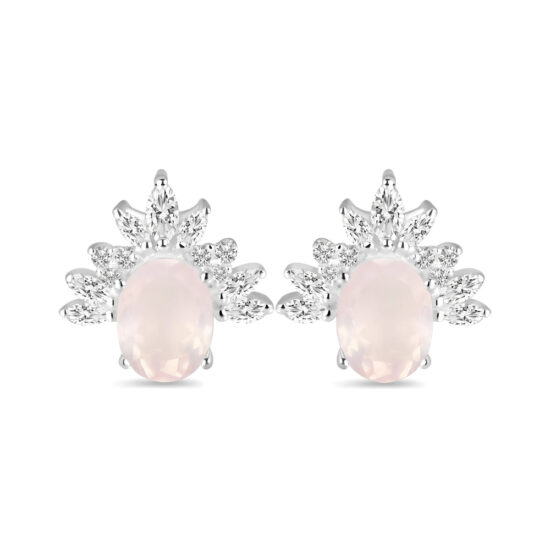 Trinity naušnice - karneol i bijeli topaz - Seraphina Trinity naušnice - karneol i bijeli topaz - Seraphina