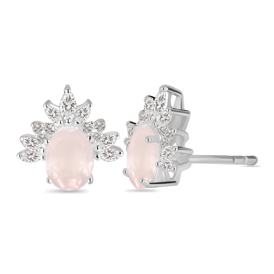 Trinity naušnice - karneol i bijeli topaz - Seraphina Trinity naušnice - karneol i bijeli topaz - Seraphina