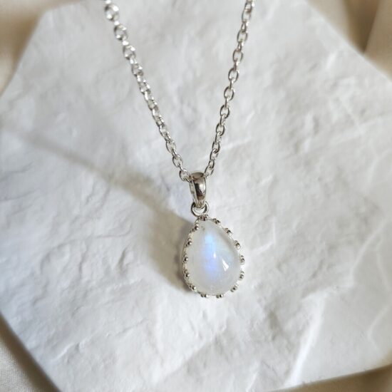 Damen-Anhänger aus Sterlingsilber ARUNA, Mondstein