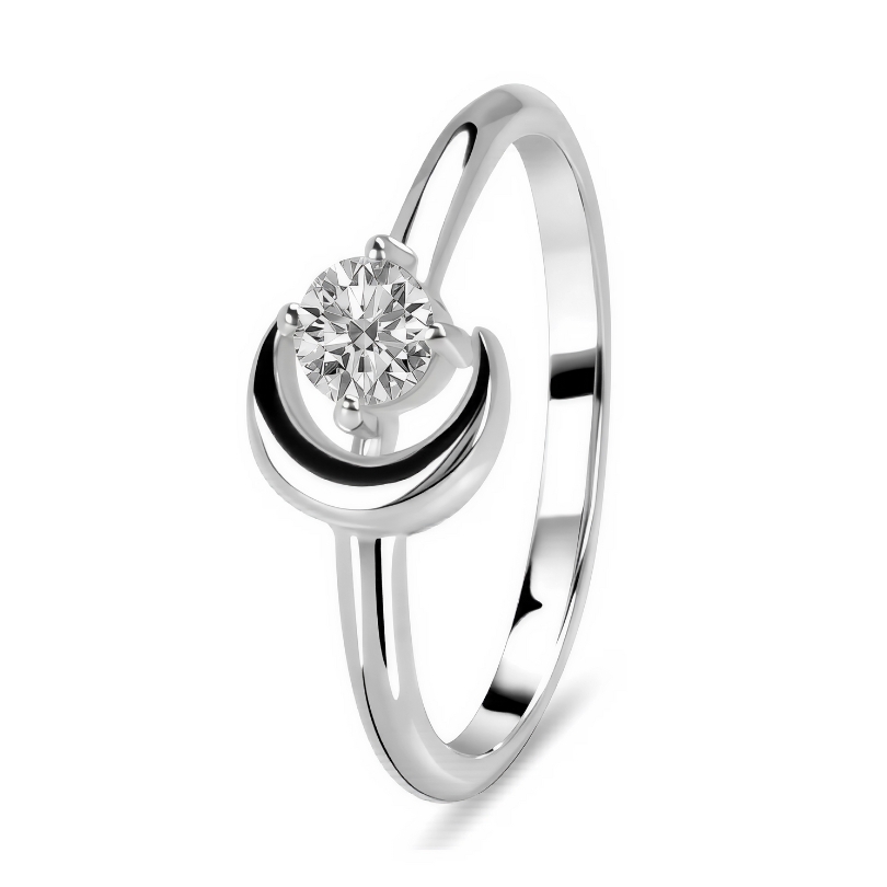 Ženski prstan iz srebra LENI, Kamena strela Ženski prstan iz srebra LENI, Kamena strela