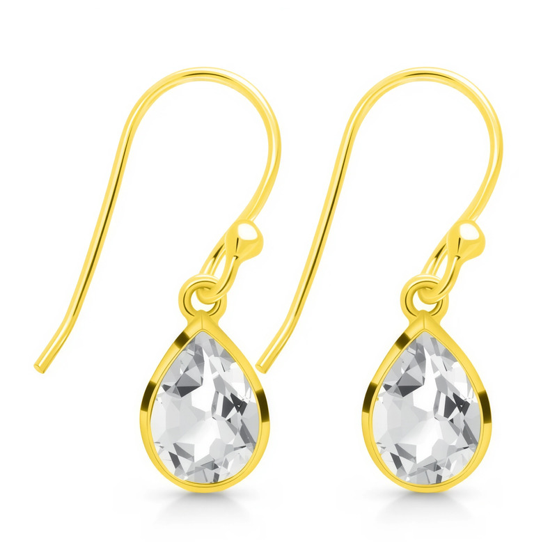 Ženski uhani iz srebra DAHLIA, Kamena strela Ženski uhani iz srebra DAHLIA, Kamena strela