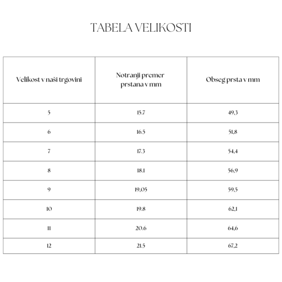Ženski srebrni prsten ANGEL