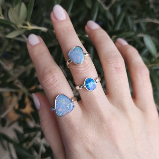 Straya prsten - Australski opal - Seraphina