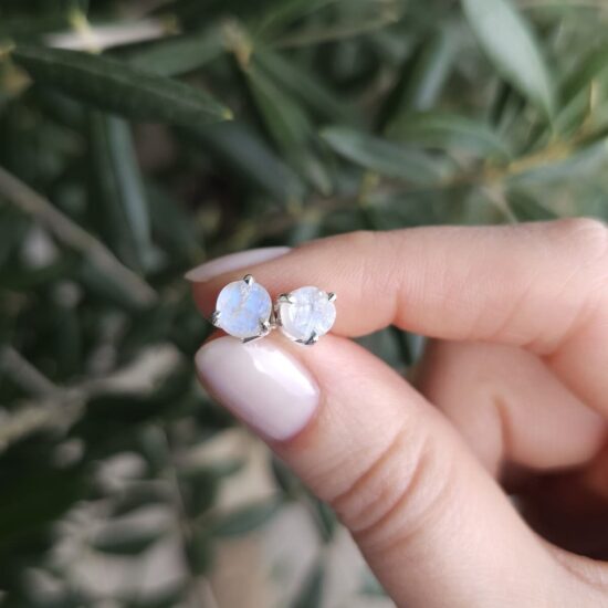 Zen-Ohrringe - Mondstein - Seraphina