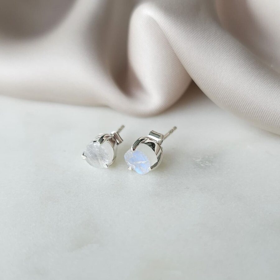 Zen-Ohrringe - Mondstein - Seraphina