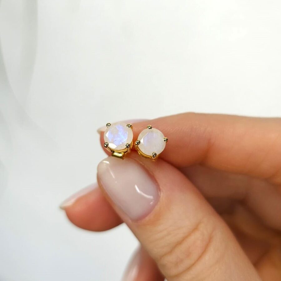 Azra Ohrringe - Mondstein - Seraphina