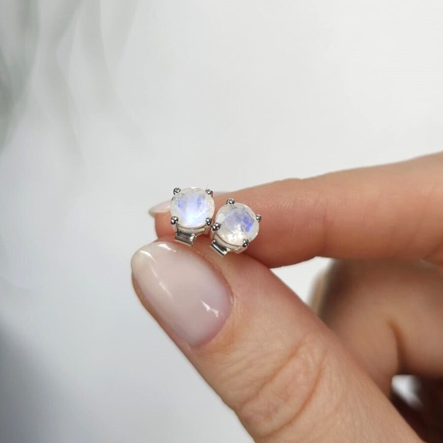 Azra Ohrringe - Mondstein - Seraphina