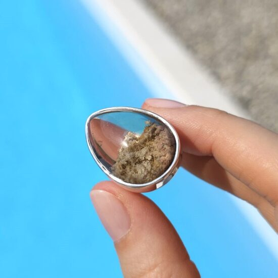 Damenring aus Sterlingsilber FAWN, Lodalit