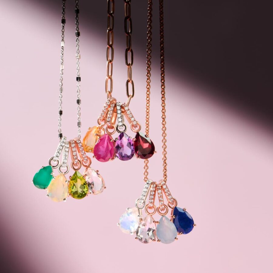 Damen-Anhänger aus Sterlingsilber BIRTHSTONE