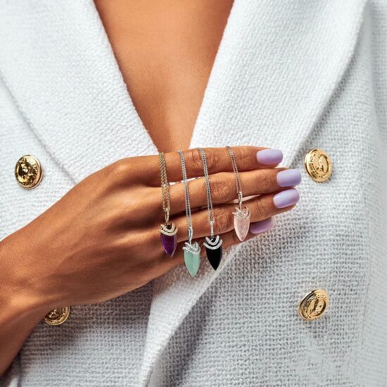 Andromeda - Amethyst und weißer Topas - Seraphina