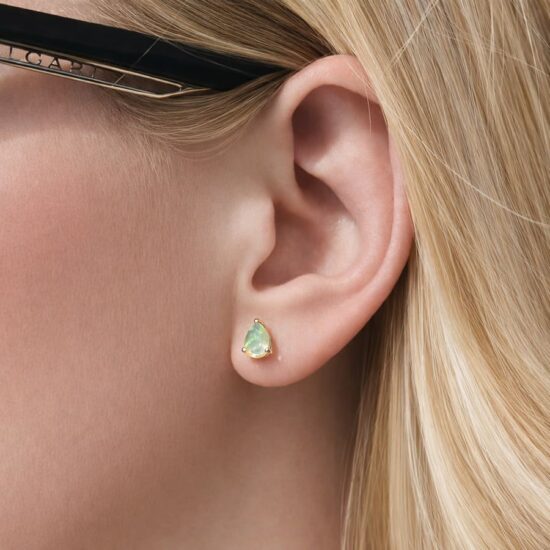 Silberne Damenohrringe MINA, Äthiopischer Opal Silberne Damenohrringe MINA, Äthiopischer Opal