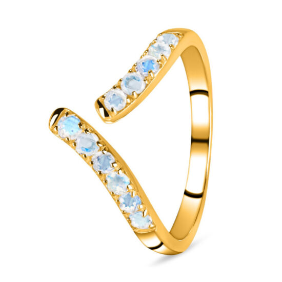 Ženski srebrni prsten VELES, mjesečev kamen