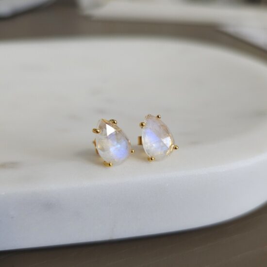 Damen Silberohrringe SPIRIT, Mondstein