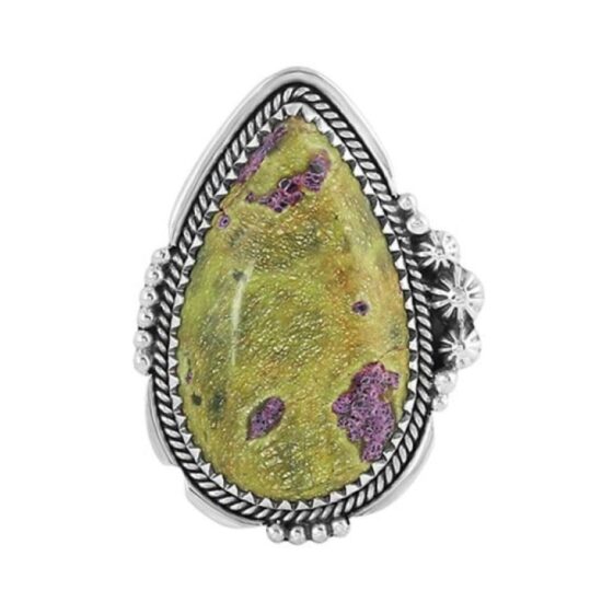 Ženski srebrni prsten AZRAEL, Atlantisit