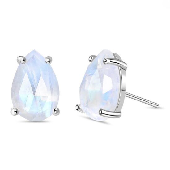 Damen Silberohrringe SPIRIT, Mondstein