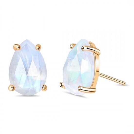 Damen Silberohrringe SPIRIT, Mondstein