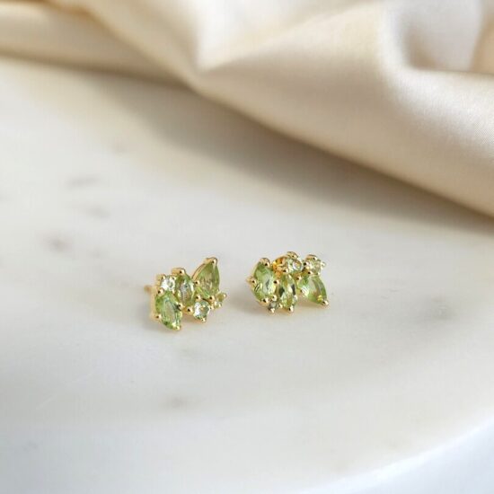 Damen Silberohrringe ORTEGA, Peridot