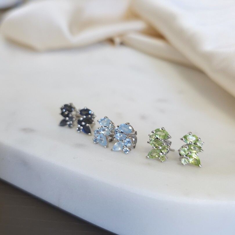 Ženski uhani iz srebra ORTEGA