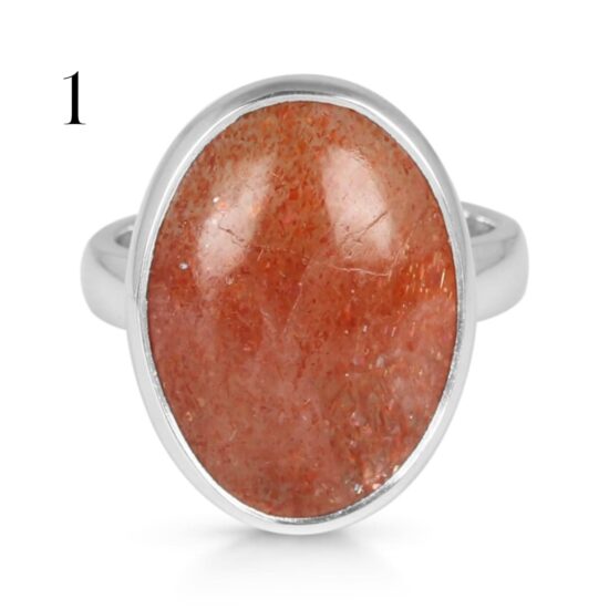 Ženski srebrni prsten SOLUN, Sunčev kamen