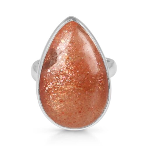 Ženski srebrni prsten SOLUN, Sunčev kamen