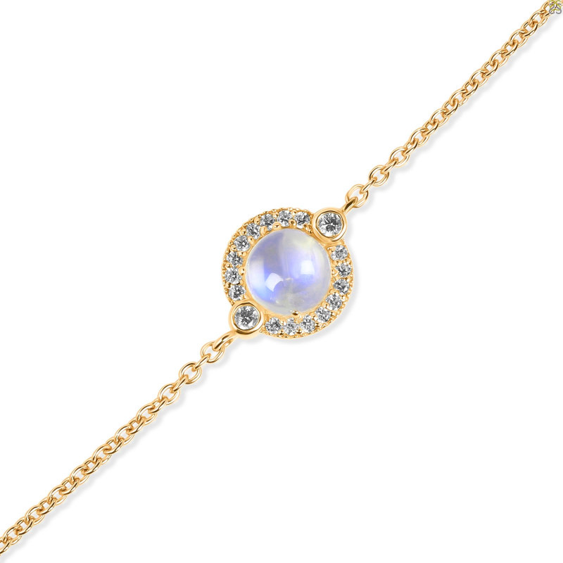 Naomi-Armband - Mondstein - Seraphina