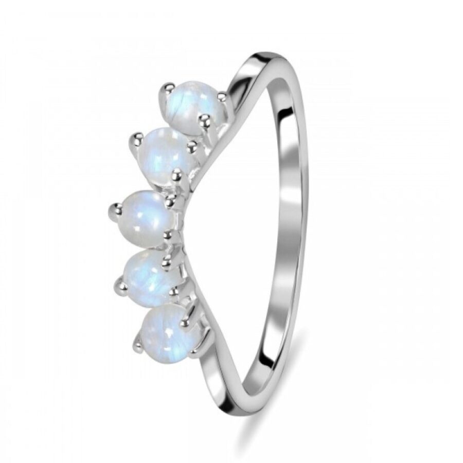 Damenring aus Silber KAI, Mondstein Damenring aus Silber KAI, Mondstein