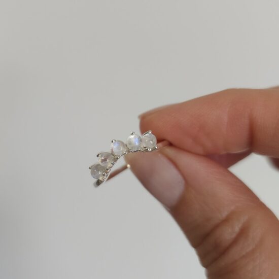 Damenring aus Silber KAI, Mondstein Damenring aus Silber KAI, Mondstein