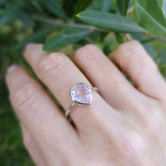 Ženski prstan iz srebra TARA, Roževec Ženski prstan iz srebra TARA, Roževec