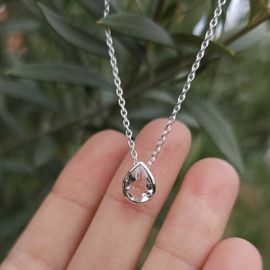 Damen Silberkette SERENA, Stone Lightning