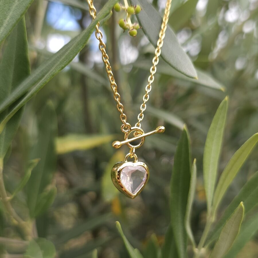 Damen Silber Halskette LENORA, Rozhevec