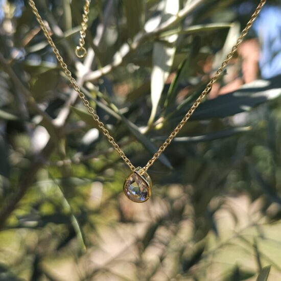 Damen Silberkette SERENA, Stone Lightning