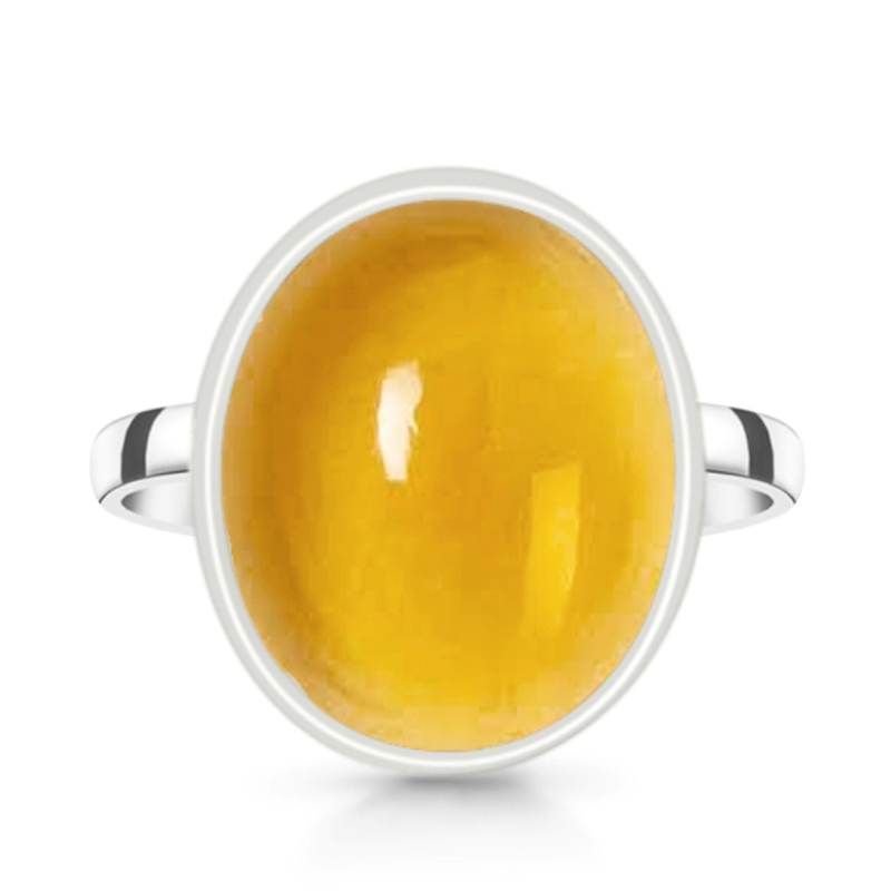 Damenring aus Sterlingsilber SUNSET, Citrin Damenring aus Sterlingsilber SUNSET, Citrin