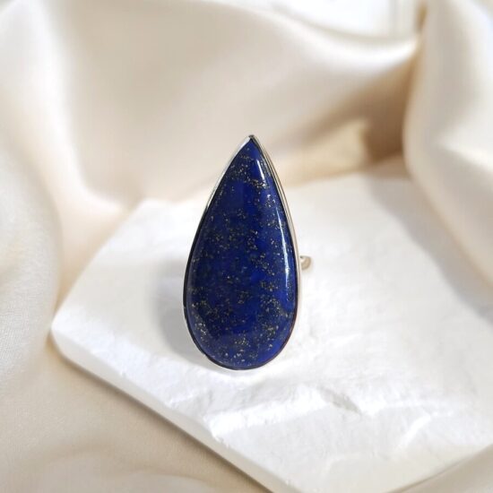 Ženski prstan iz srebra NIGHT SKY, Lapis Lazuli