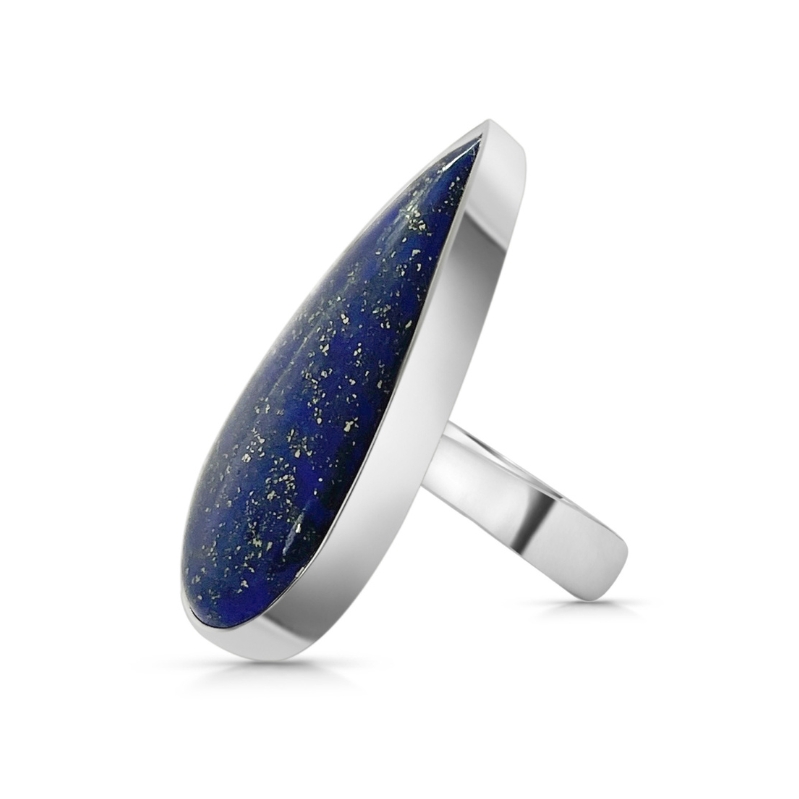 Ženski prstan iz srebra NIGHT SKY, Lapis Lazuli