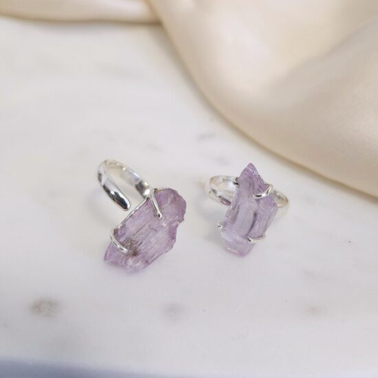 Damenring aus Sterlingsilber ETERNAL, Kunzit Damenring aus Sterlingsilber ETERNAL, Kunzit