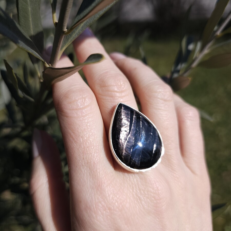 Ženski prstan iz srebra ATLAS, Hipersten