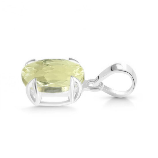 Ženski obesek iz srebra LIBYA, Libijski Zlati Tektit