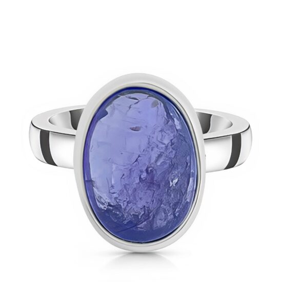 Ženski srebrni prsten LUCA, Tanzanit