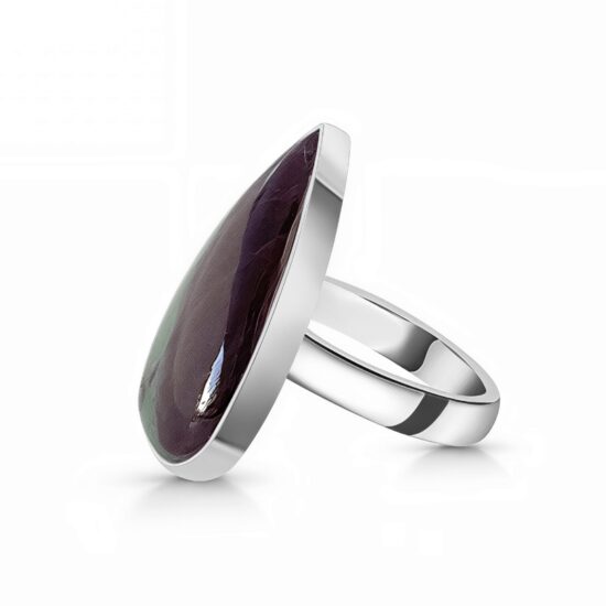 Ženski prstan iz srebra ANTARES, Rubin Zoisit