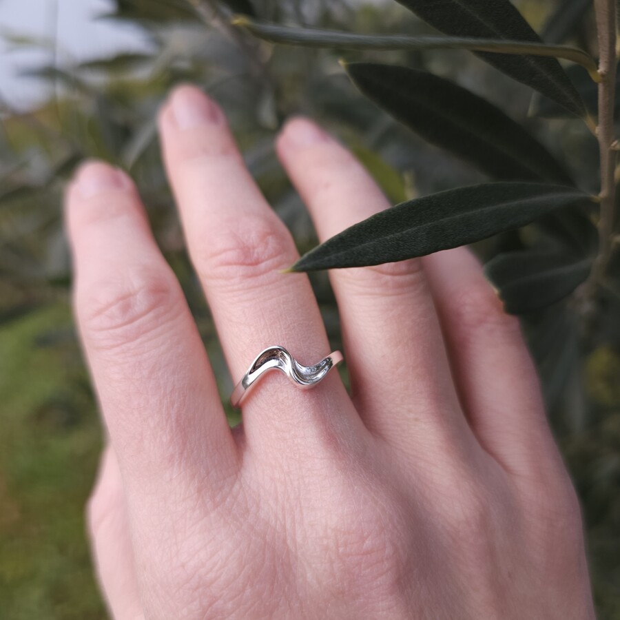 Ženski prstan iz srebra MAR